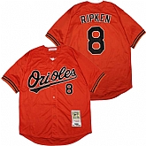 Orioles 8 Cal Ripken Jr Orange 1989 Cooperstown Collection Jersey,baseball caps,new era cap wholesale,wholesale hats
